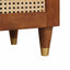 Natskab 2 pcs Brun 40 x 33,5 x 46 cm Massivt akacietræ