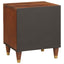 Natskab 2 pcs Brun 40 x 33,5 x 46 cm Massivt akacietræ