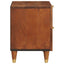 Natskab 2 pcs Brun 40 x 33,5 x 46 cm Massivt akacietræ
