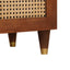 TV-skab med hylde Brun 105 x 33,5 x 46 cm Massivt mangotræ