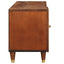 TV-skab med hylde Brun 105 x 33,5 x 46 cm Massivt mangotræ