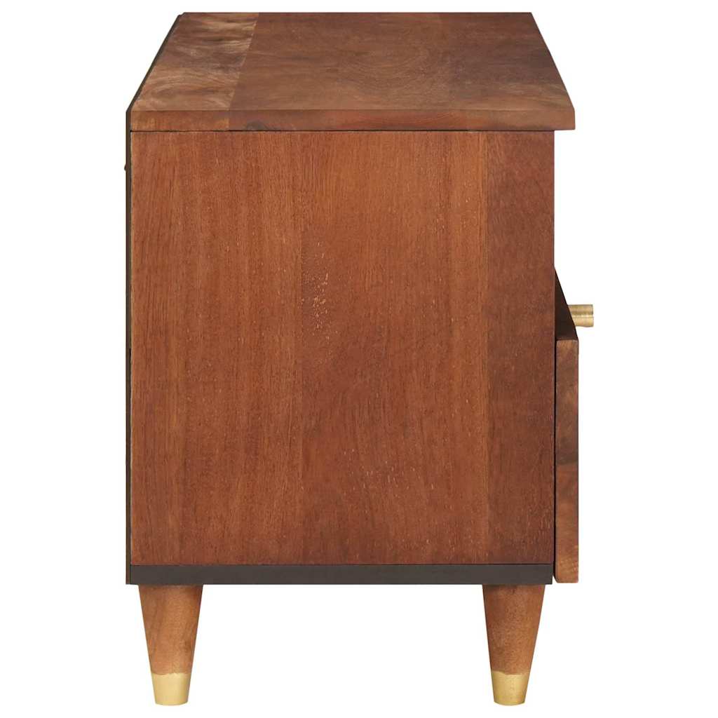 TV-skab med skuffe Brun 80 x 33,5 x 46 cm Massivt mangotræ