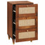 Sideboard med skuffe Brun 40 x 33,5 x 75 cm Massivt mangotræ