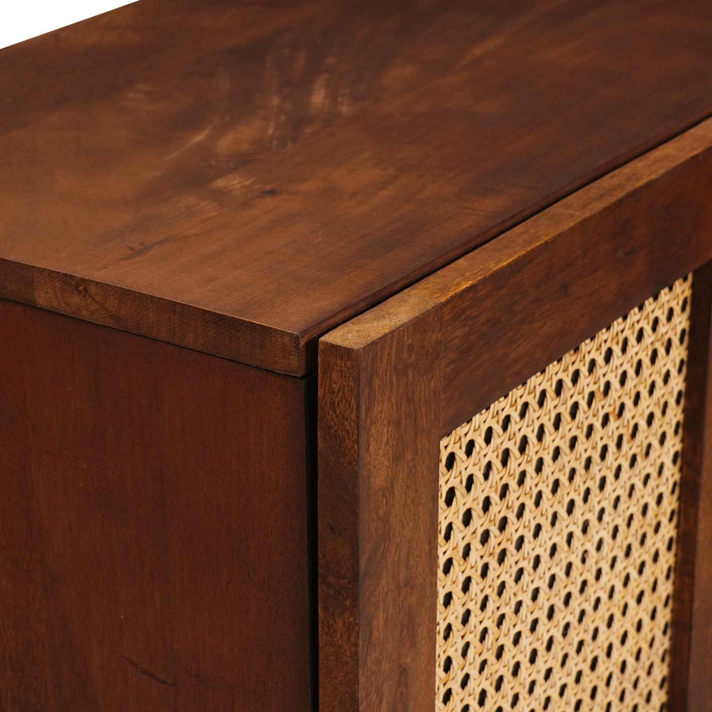 Sideboard Brun 90 x 33,5 x 75 cm Massivt mangotræ