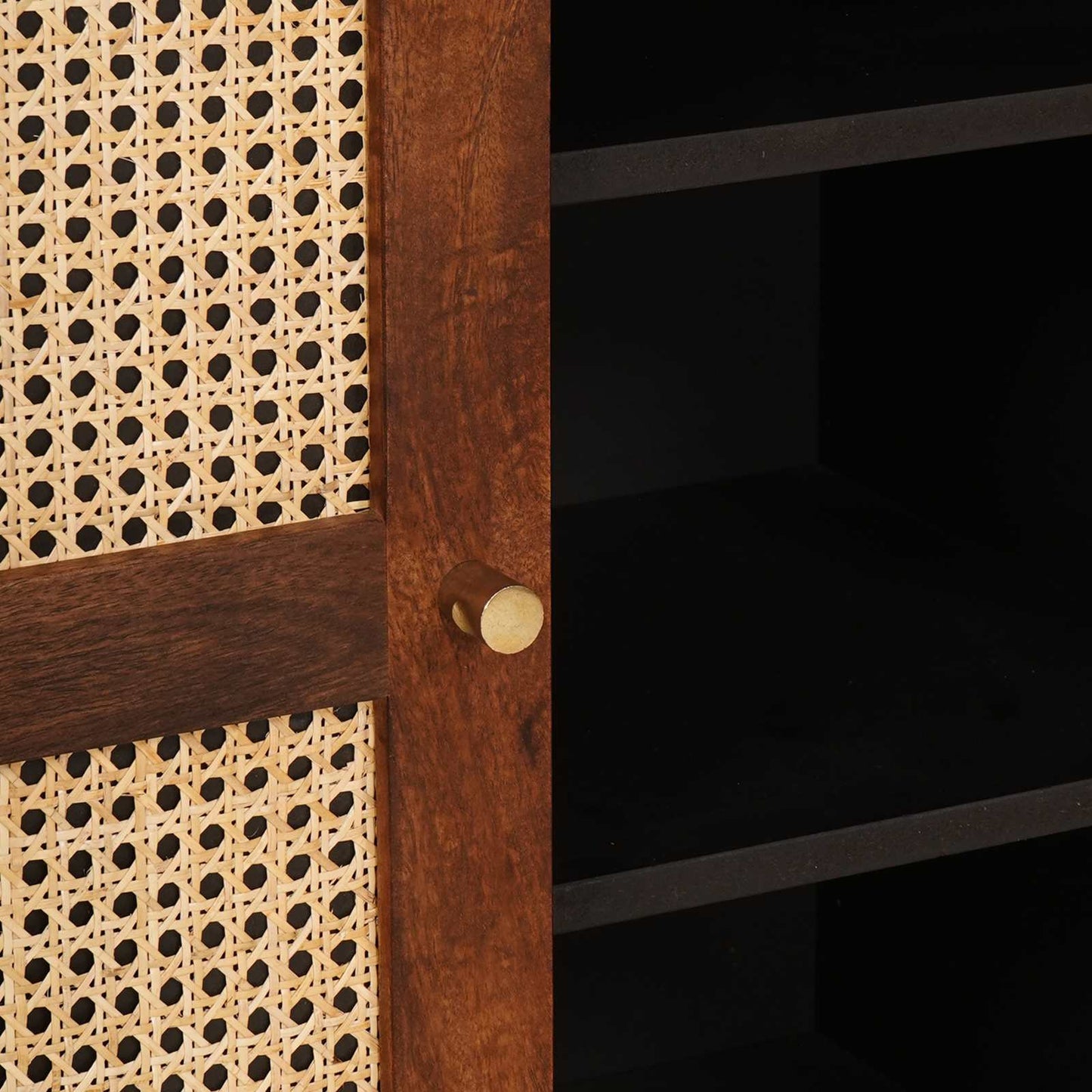 Sideboard Brun 90 x 33,5 x 75 cm Massivt mangotræ