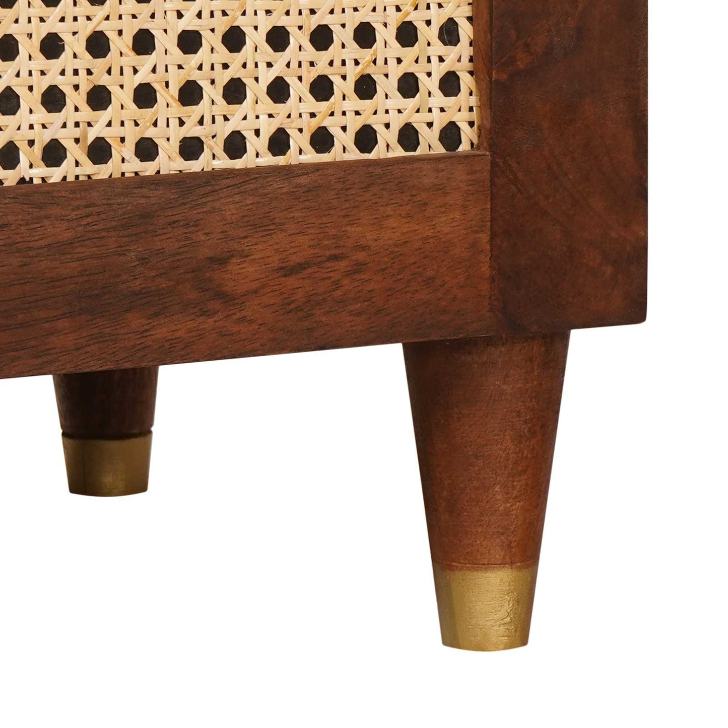 Sideboard Brun 90 x 33,5 x 75 cm Massivt mangotræ