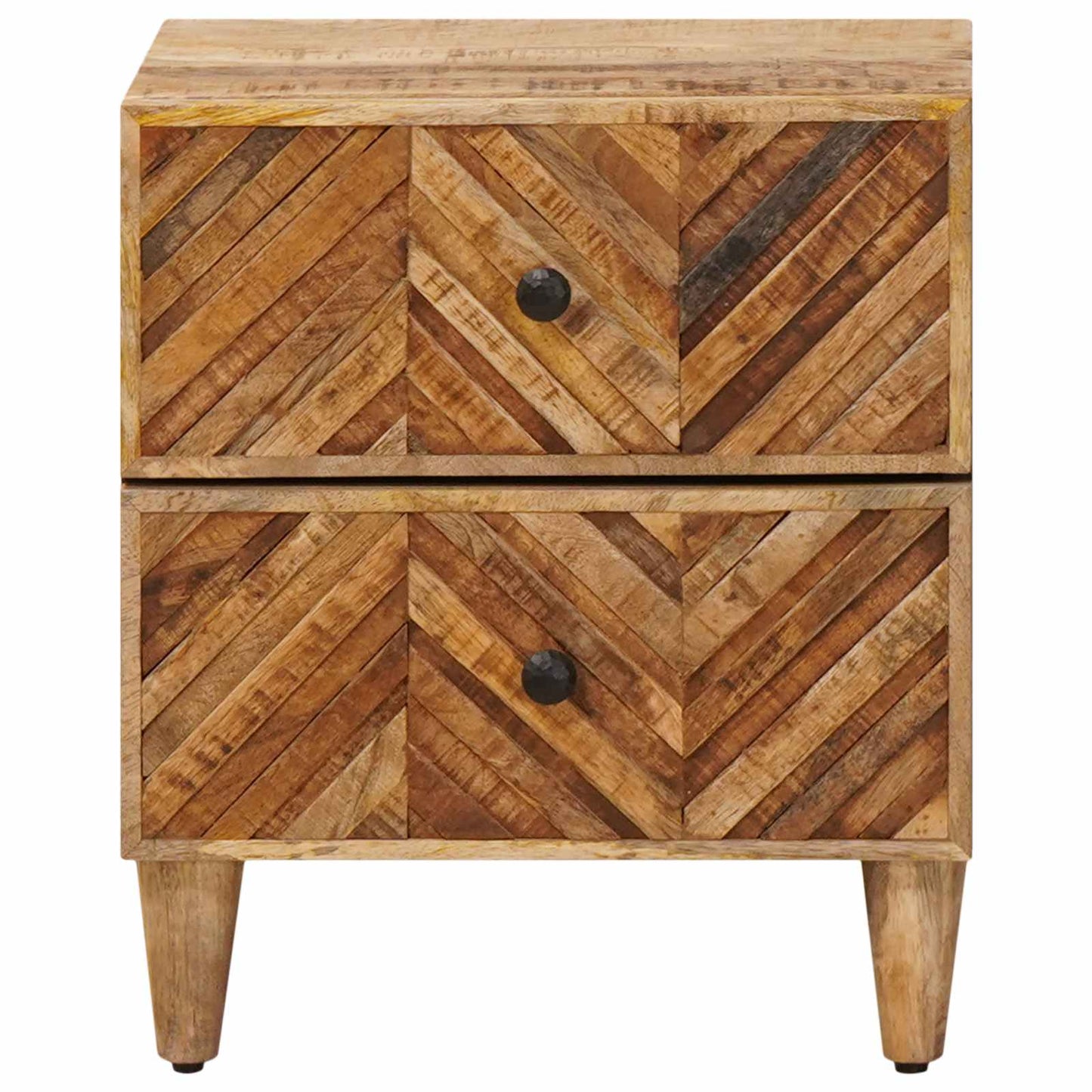 Sengebord med skuffe Brun 40 x 33,5 x 46 cm Massivt mangotræ