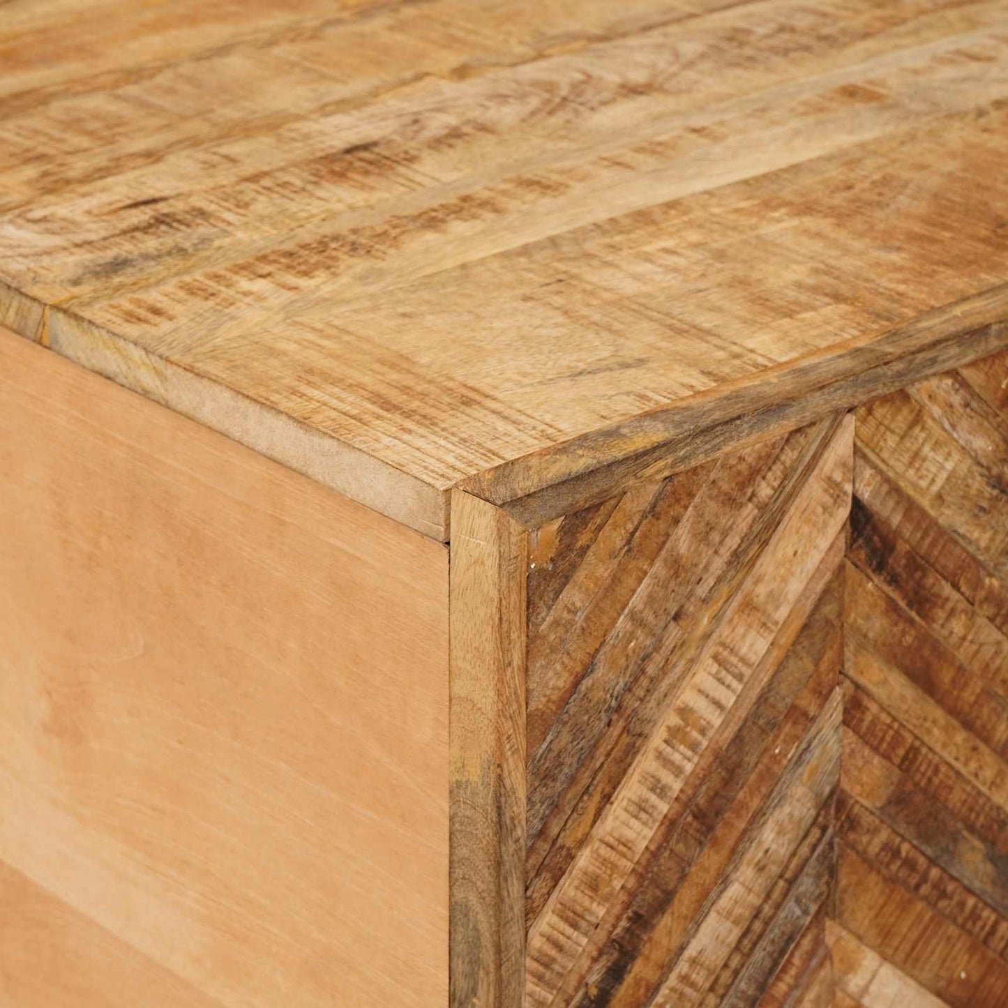 Sofabord Brun 80 x 50 x 40 cm Massivt mangotræ