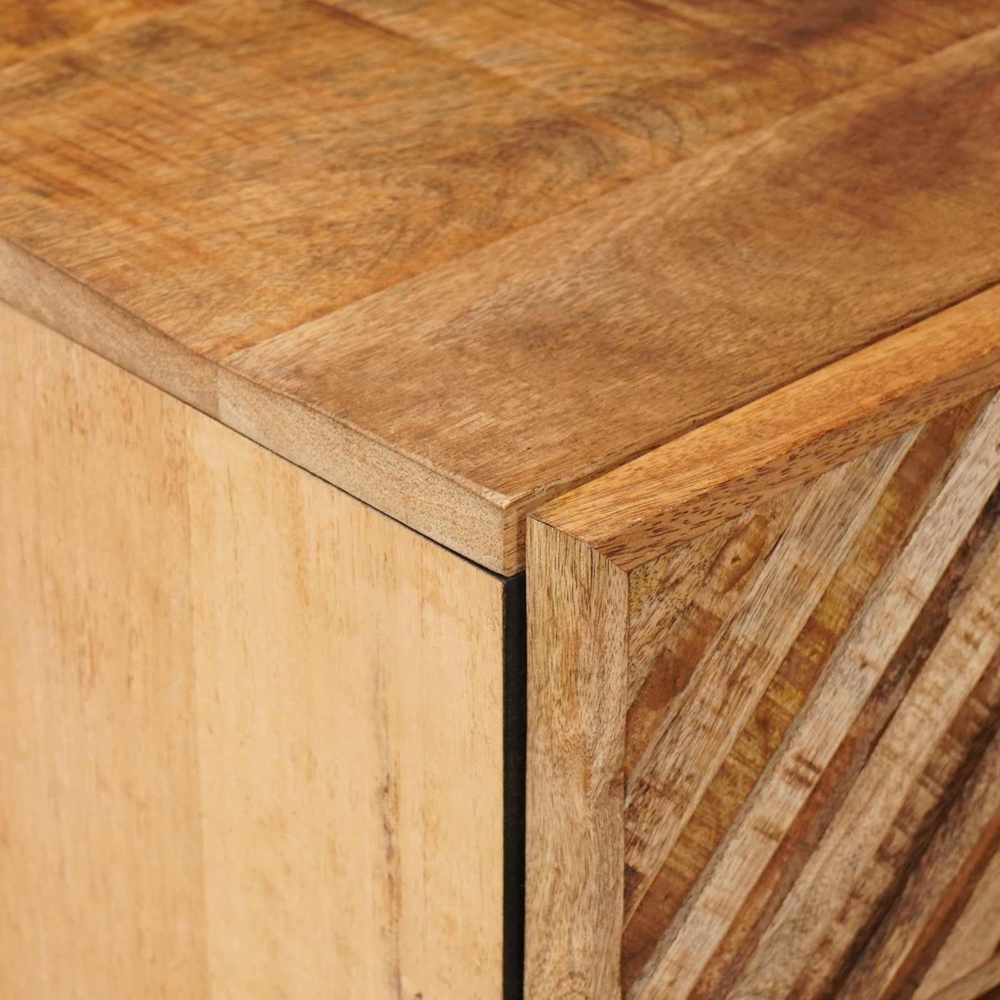 Sengebord med skuffe Brun 50 x 33 x 60 cm Massivt mangotræ