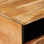 Sofabord med skuffe Brun 80 x 54 x 40 cm Massivt mangotræ