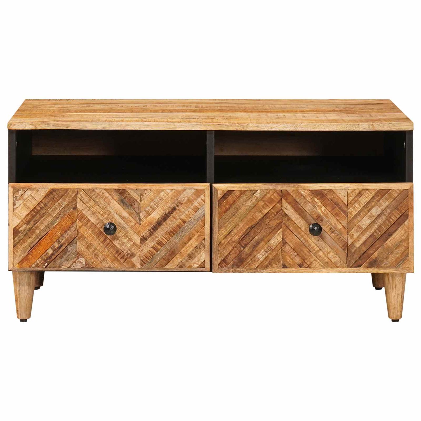 Sofabord med skuffe Brun 80 x 54 x 40 cm Massivt mangotræ