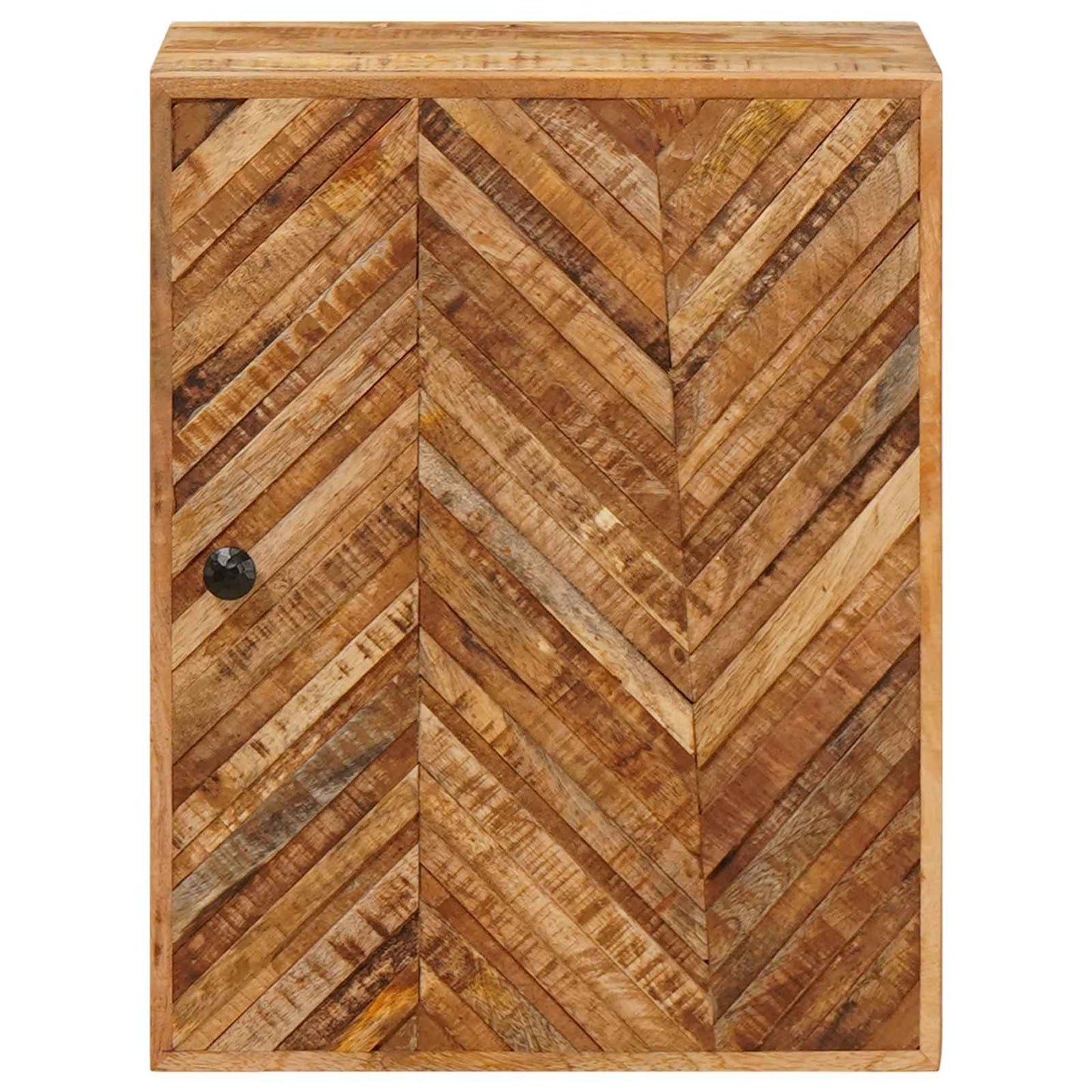 Hængeskab med dør Brun 38 x 33,5 x 48 cm Massivt mangotræ