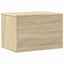 toiletskjuler kattebakke 60x40x40 cm konstrueret træ sonoma-eg