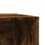 toiletskjuler kattebakke 60x40x40 cm konstrueret træ røget eg