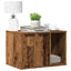 toiletskjuler kattebakke 60x40x40 cm konstrueret træ gammelt eg
