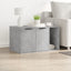 toiletskjuler kattebakke 80x50x45 cm konstrueret træ betongrå