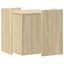 toiletskjuler kattebakke 53x53x51 cm konstrueret træ røget eg