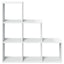 rumdelerreol 3-lags hvid 99x29x99 cm konstrueret træ