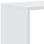 rumdelerreol 3-lags hvid 99x29x99 cm konstrueret træ