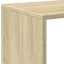 bogreol/rumdeler 99x29x99cm 3niveauer konstrueret træ sonoma-eg