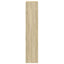 bogreol/rumdeler 143,5x29x143,5 cm konstrueret træ sonoma-eg