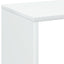 bogreol/rumdeler 69,5x29x103,5 cm konstrueret træ hvid