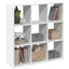 bogreol/rumdeler 102x29x103,5 cm konstrueret træ hvid