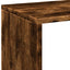 bogreol/rumdeler 102x29x103,5 cm konstrueret træ røget eg
