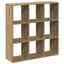 bogreol/rumdeler 102x29x103,5 cm konstrueret træ kunsteg