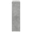 bogreol/rumdeler 102x29x103,5 cm konstrueret træ betongrå