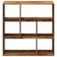 bogreol/rumdeler 102x29x103,5 cm konstrueret træ antikt træ