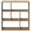bogreol/rumdeler 102x29x103,5 cm konstrueret træ kunsteg