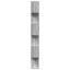 bogreol/rumdeler 70x24x193 cm 6 niveauer konstrueret træ