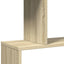bogreol/rumdeler 70x24x161 cm 5 niveauer konstrueret træ