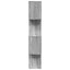 bogreol/rumdeler 70x24x129 cm 4 niveauer konstrueret træ