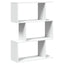 rumdelerreol 3-lags hvid 70x24x97 cm konstrueret træ