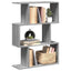 bogreol/rumdeler 70x24x97 cm 3 niveauer konstrueret træ
