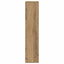 bogreol 63x20x90 cm konstrueret træ egetræsfarve