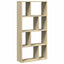 bogreol 60x20x120,5 cm konstrueret træ sonoma-eg