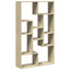 bogreol 72x20x120,5 cm konstrueret træ sonoma-eg