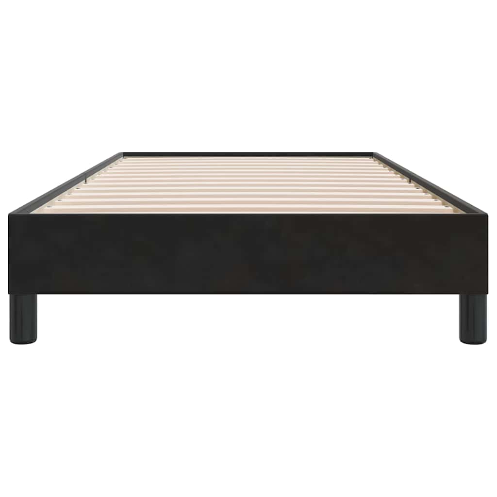 sengeramme uden madras 80x210 cm fløjl sort