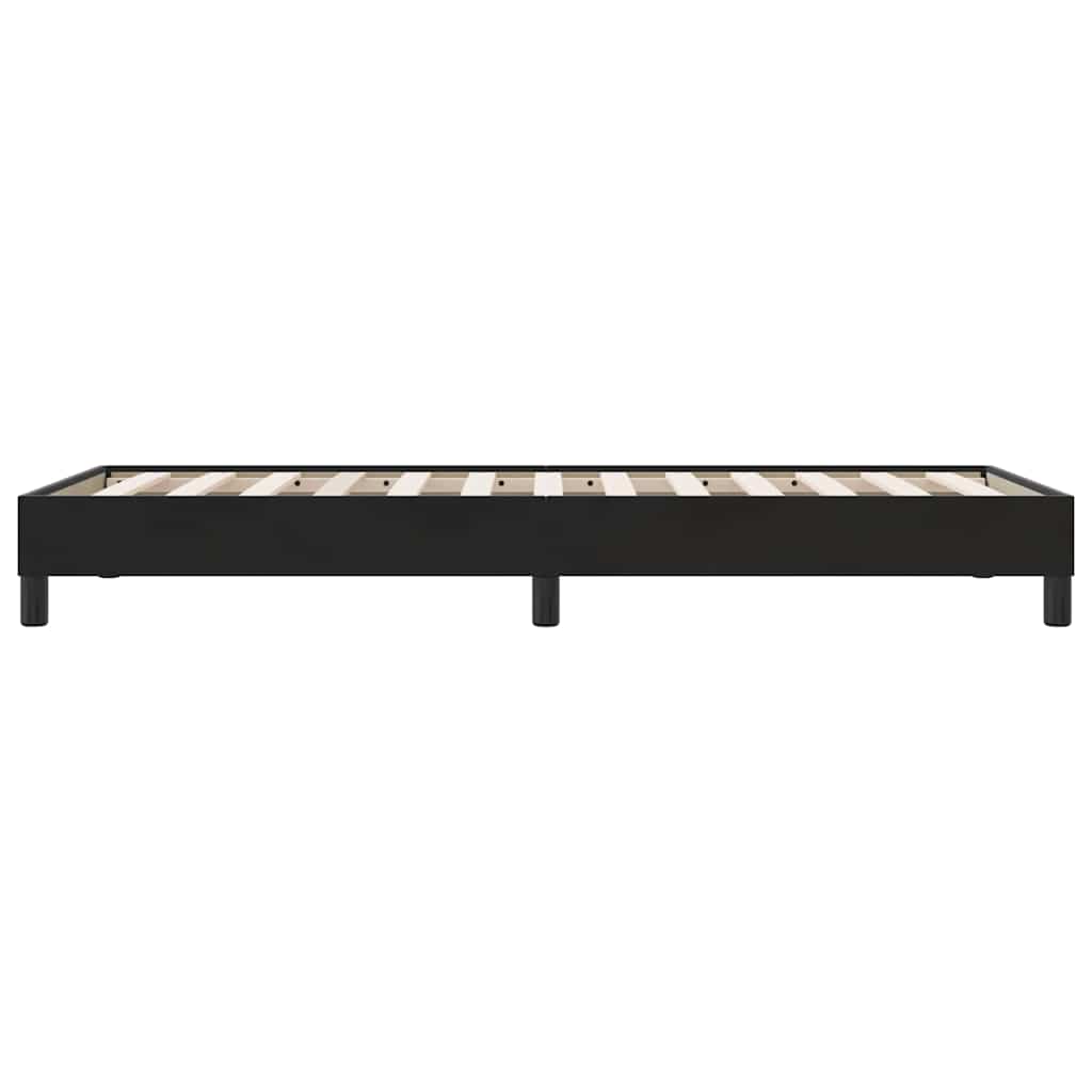 sengeramme uden madras 90x210 cm fløjl sort