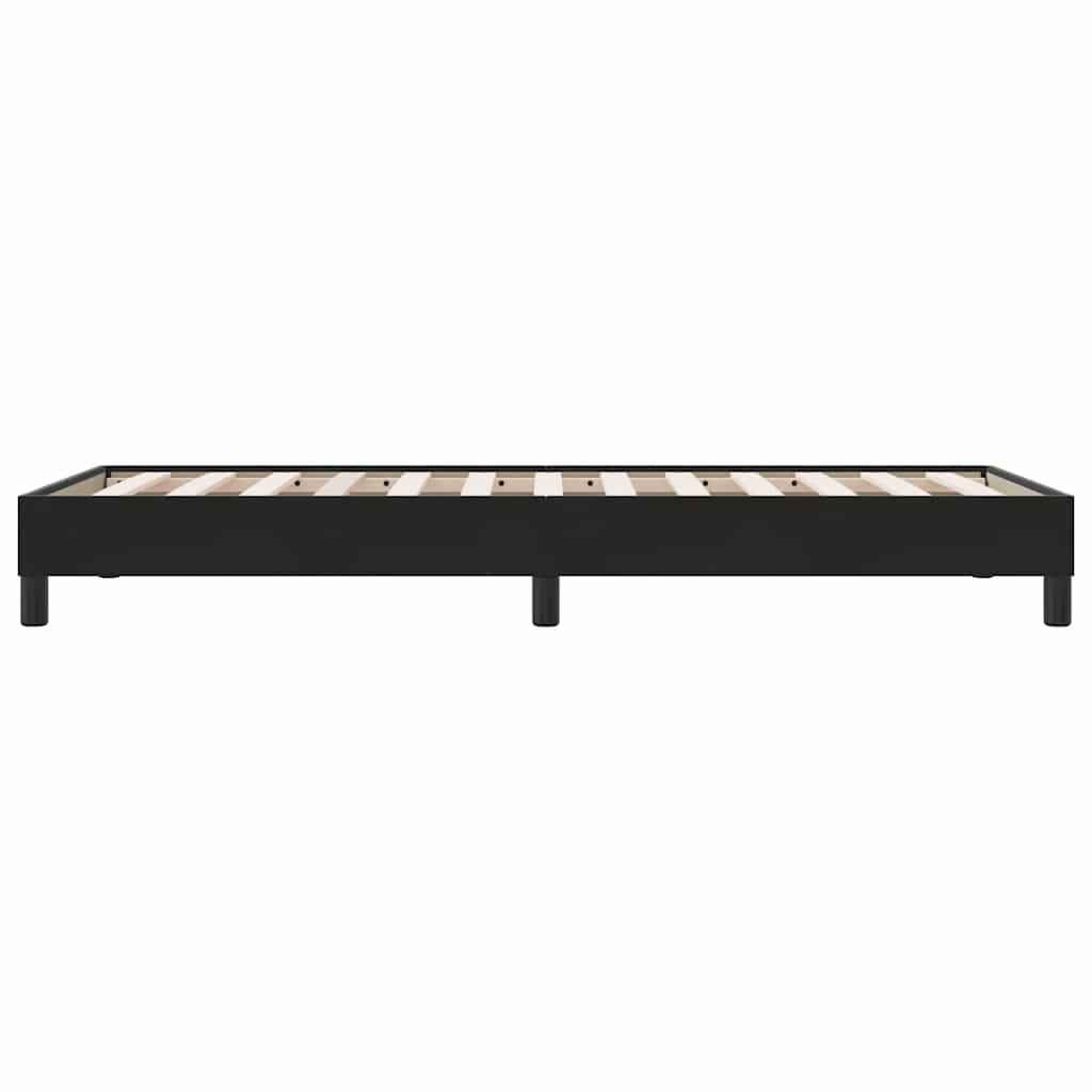 sengeramme uden madras 100x210 cm fløjl sort