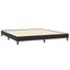 sengeramme uden madras 200x210 cm fløjl sort