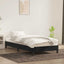 sengeramme uden madras 80x220 cm fløjl sort