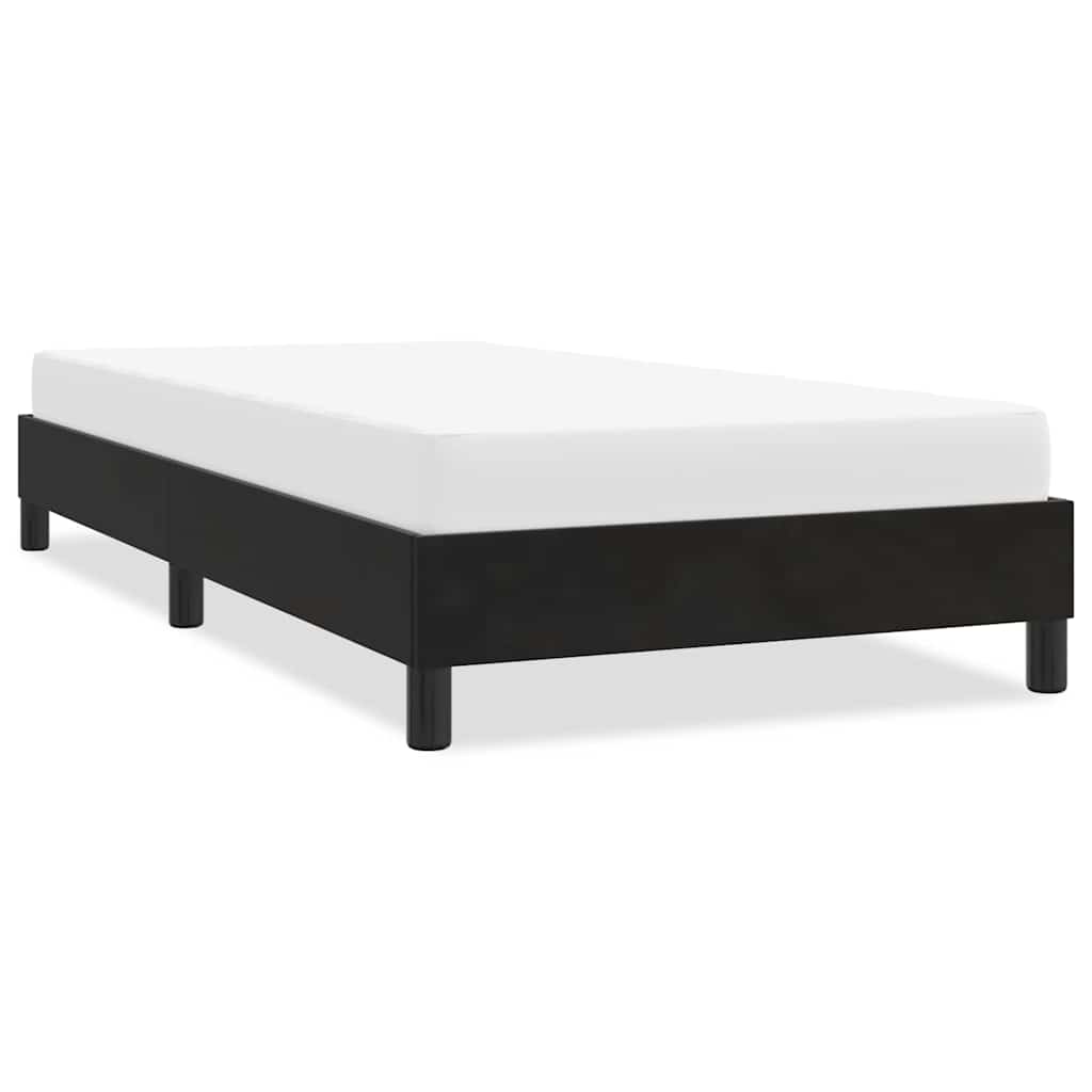 sengeramme uden madras 80x220 cm fløjl sort