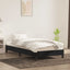 sengeramme uden madras 100x220 cm fløjl sort