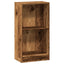 bogreol 40x24x76 cm konstrueret træ antikt træ