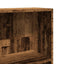 bogreol 40x24x176 cm konstrueret træ antikt træ