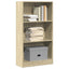 bogreol 60x24x109 cm konstrueret træ sonoma-eg
